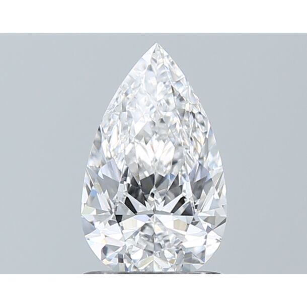 1.01 Carat Diamant Naturel de taille Poire, Couleur E, Pureté IF