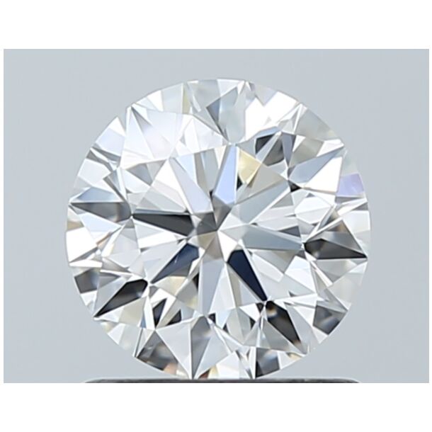 0.9 Carat Natural Diamond, Round Cut, Color H, Clarity VS1