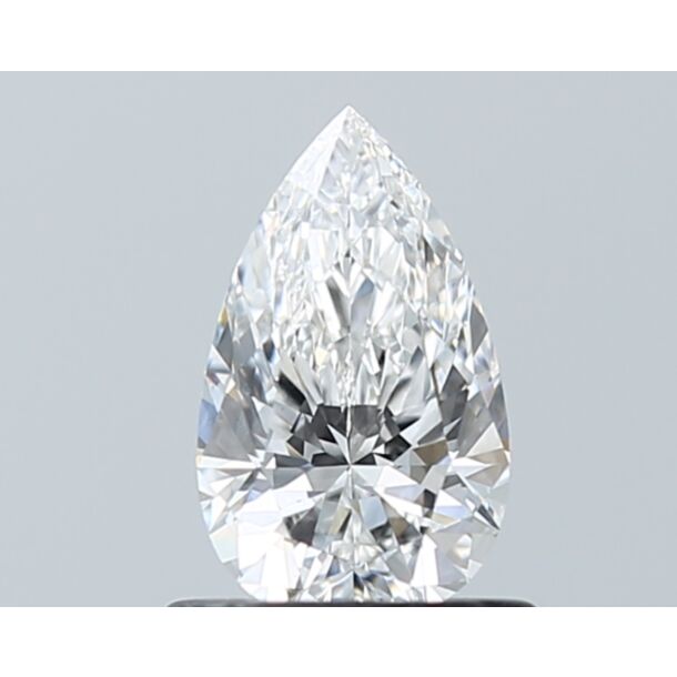 0.7 Carat Diamant Naturel de taille Poire, Couleur E, Pureté VS1
