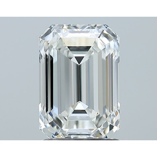 1.8 Karaat Natuurlijke Diamant met een Smaragd vorm, Kleur G, Zuiverheid VVS2