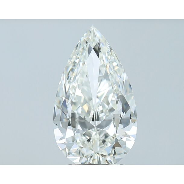 2.51 Carat Natural Diamond, Pear Cut, Color G, Clarity VVS1