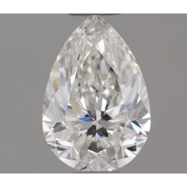 0.5 Karaat Natuurlijke Diamant met een Peer vorm, Kleur H, Zuiverheid SI1