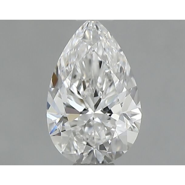 0.4 Karaat Natuurlijke Diamant met een Peer vorm, Kleur E, Zuiverheid VS1