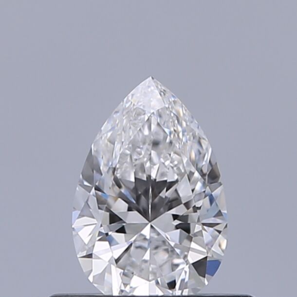 0.4 Karat Natürlicher Diamant Im Tropfenschliff, Farbe D, Reinheit VVS2