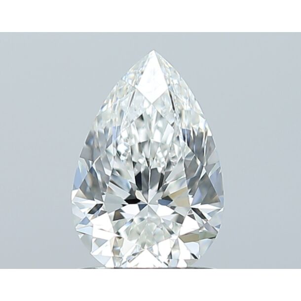 1.01 Karaat Natuurlijke Diamant met een Peer vorm, Kleur G, Zuiverheid IF