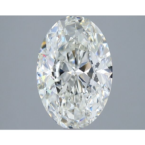 3.01 Carat Diamant Naturel de taille Oval, Couleur I, Pureté VVS1