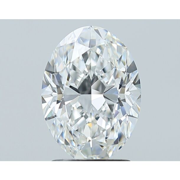 2.01 Karat Natürlicher Diamant Im Ovalschliff, Farbe E, Reinheit VVS2