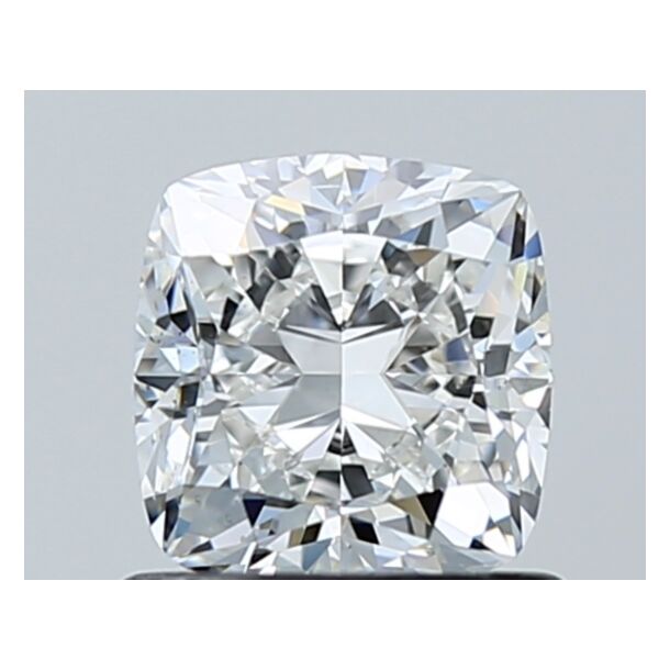 1.01 Karat Natürlicher Diamant Im Kissenschliff, Farbe G, Reinheit SI1