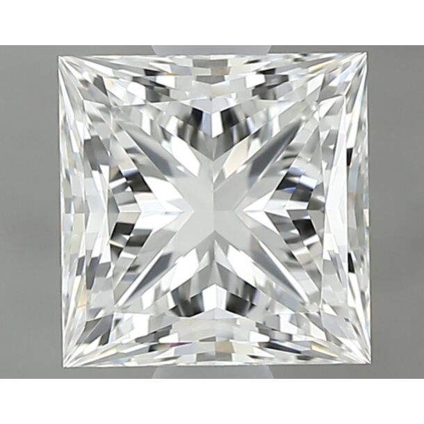 1.01 Carat Diamant Naturel de taille Princesse, Couleur G, Pureté FL