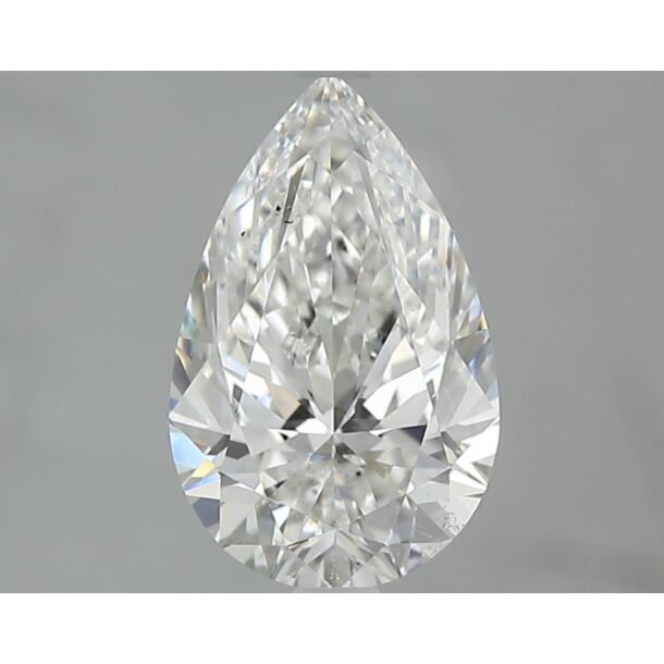 1.52 Carat Natural Diamond, Pear Cut, Color G, Clarity SI1
