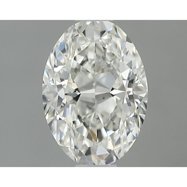 0.5 Carat Natural Diamond, Oval Cut, Color I, Clarity VS2
