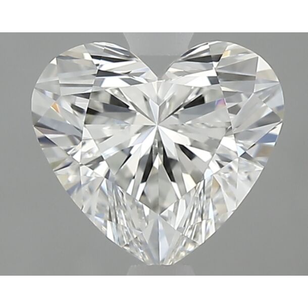 1.23 Karaat Natuurlijke Diamant met een Hart vorm, Kleur F, Zuiverheid IF