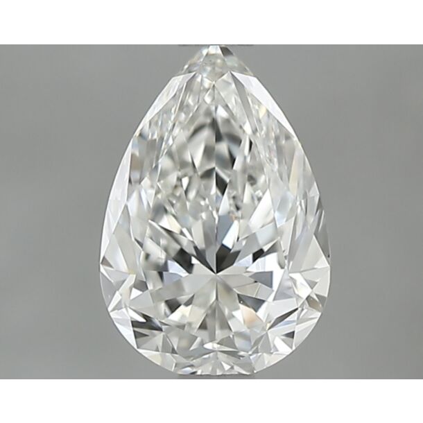 1 Carat Natural Diamond, Pear Cut, Color G, Clarity VS2