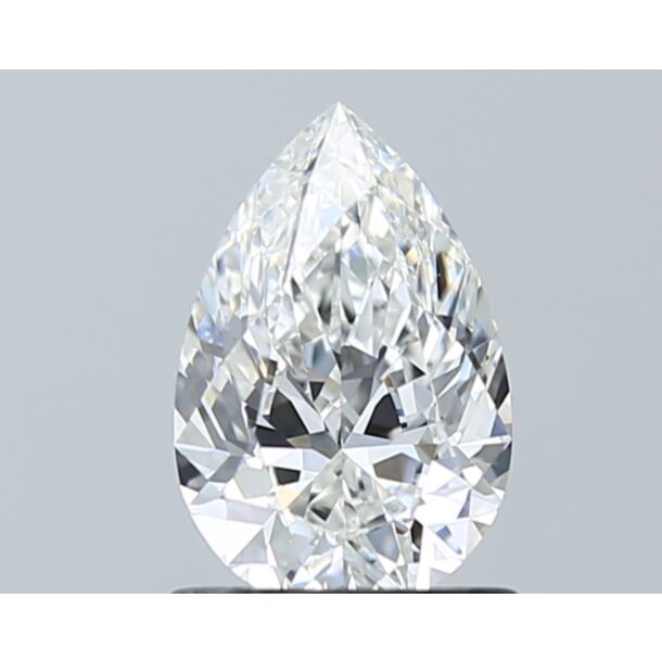 1 Karaat Natuurlijke Diamant met een Peer vorm, Kleur F, Zuiverheid VS2