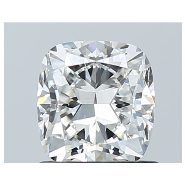 1.01 Karat Natürlicher Diamant Im Kissenschliff, Farbe H, Reinheit SI1