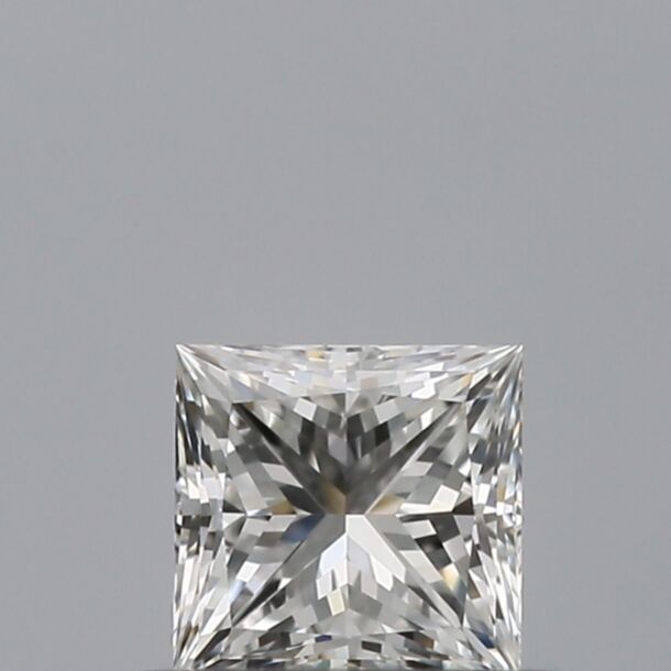 0.37 Karaat Natuurlijke Diamant met een Prinses vorm, Kleur F, Zuiverheid VVS2