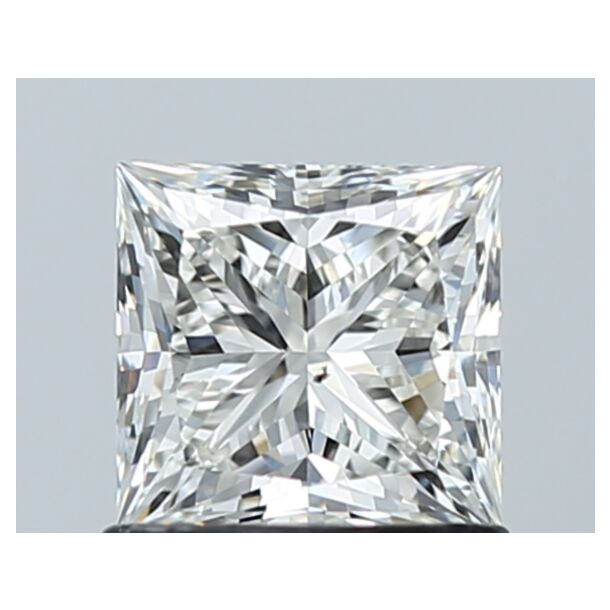 1.02 Karat Natürlicher Diamant Im Prinzessschliff, Farbe I, Reinheit SI1