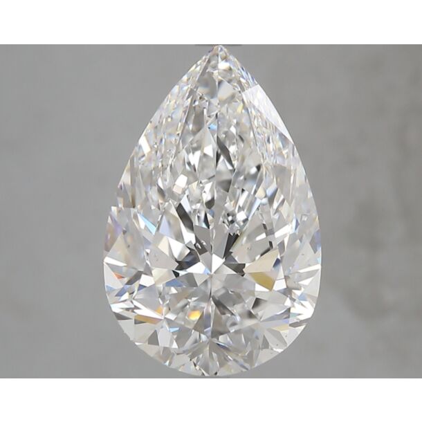 5.02 Carat Natural Diamond, Pear Cut, Color E, Clarity VS2 5.02 Carat Natural Diamond, Pear Cut, Color E, Clarity VS2