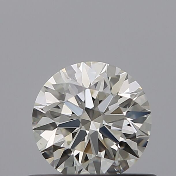 0.5 Karaat Natuurlijke Diamant met een Briljant vorm, Kleur I, Zuiverheid VS2