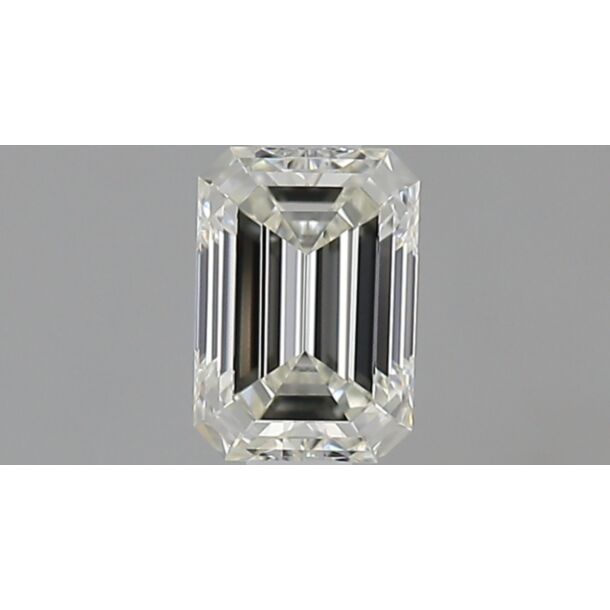 0.62 Carat Natural Diamond, Emerald Cut, Color H, Clarity VVS1 0.62 Carat Natural Diamond, Emerald Cut, Color H, Clarity VVS1