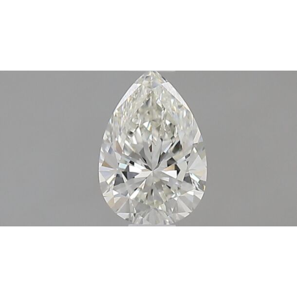 0.51 Karaat Natuurlijke Diamant met een Peer vorm, Kleur H, Zuiverheid VVS1