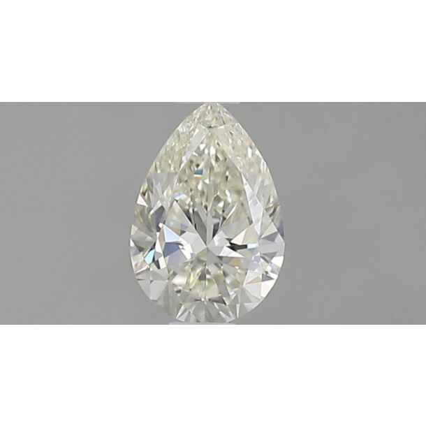 0.5 Carat Natural Diamond, Pear Cut, Color I, Clarity VVS2