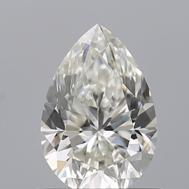 0.72 Karat Natürlicher Diamant Im Tropfenschliff, Farbe G, Reinheit VVS1