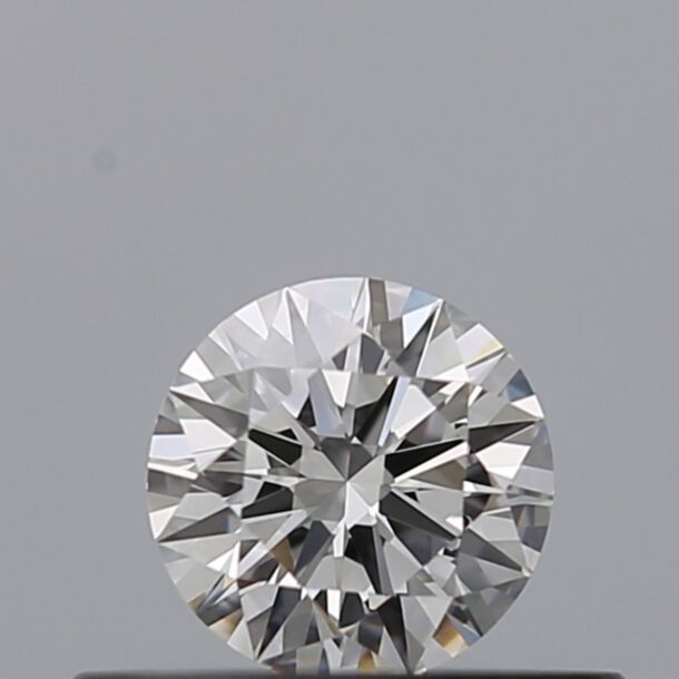 0.3 Carat Natural Diamond, Round Cut, Color E, Clarity IF
