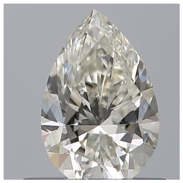 0.5 Karaat Natuurlijke Diamant met een Peer vorm, Kleur H, Zuiverheid VVS1