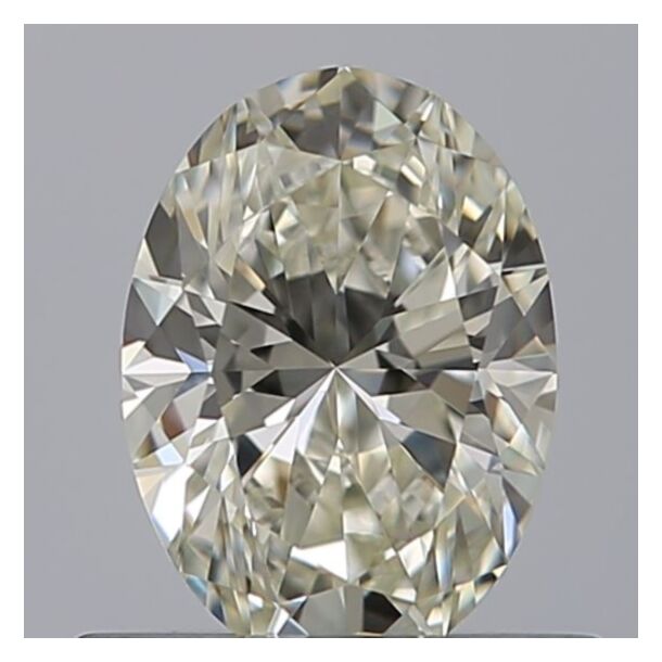 0.52 Carat Diamant Naturel de taille Oval, Couleur I, Pureté VVS1