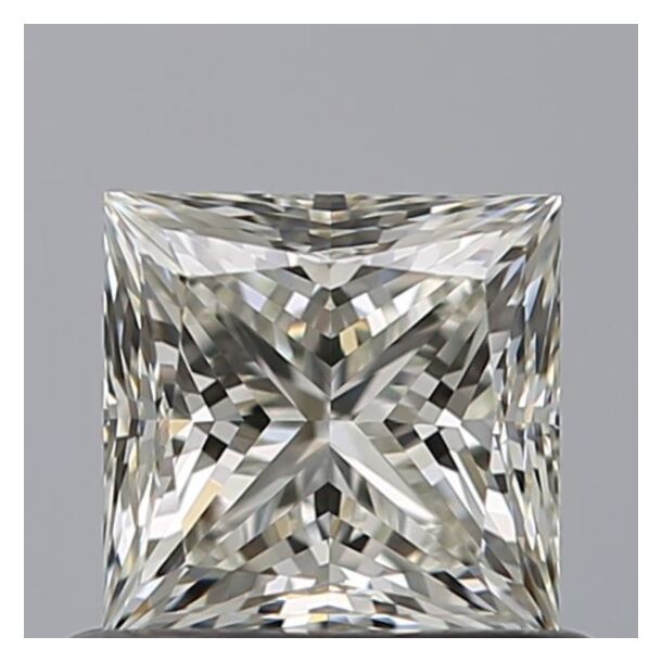 0.72 Karat Natürlicher Diamant Im Prinzessschliff, Farbe H, Reinheit VVS1