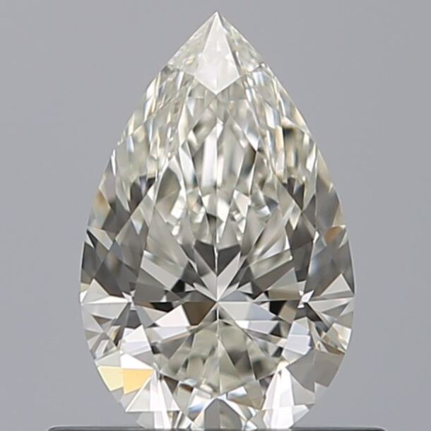 0.51 Karat Natürlicher Diamant Im Tropfenschliff, Farbe H, Reinheit VVS1