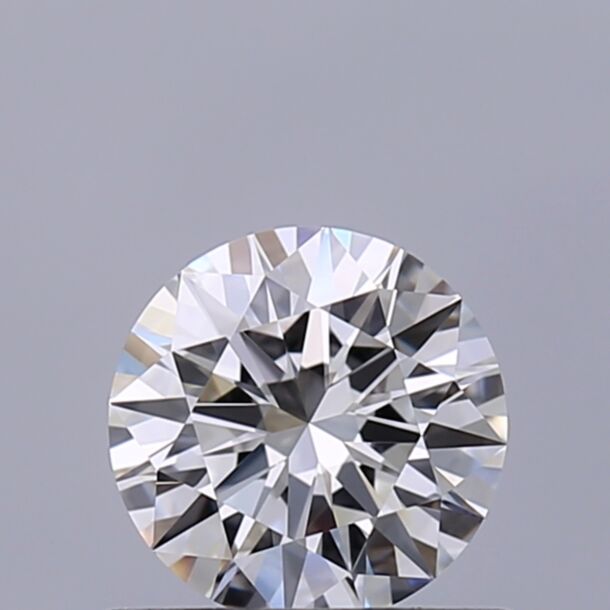 0.51 Carat Diamant Naturel de taille Brillant, Couleur F, Pureté VVS1