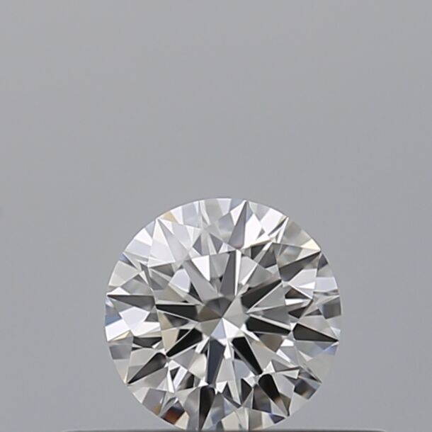 0.29 Carat Natural Diamond, Round Cut, Color D, Clarity VVS1