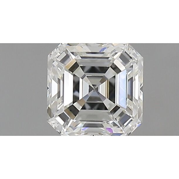 0.7 Carat Diamant Naturel de taille Asscher, Couleur H, Pureté FL