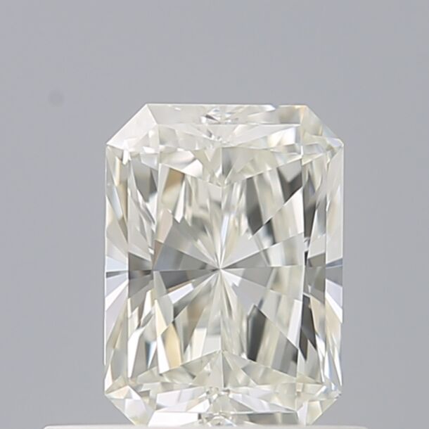 0.52 Carat Diamant Naturel de taille Radiant, Couleur H, Pureté VVS1