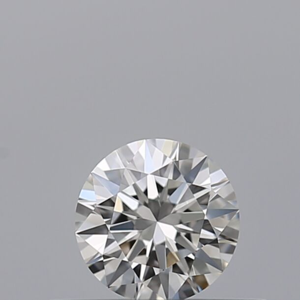 0.32 Carat Diamant Naturel de taille Brillant, Couleur F, Pureté IF
