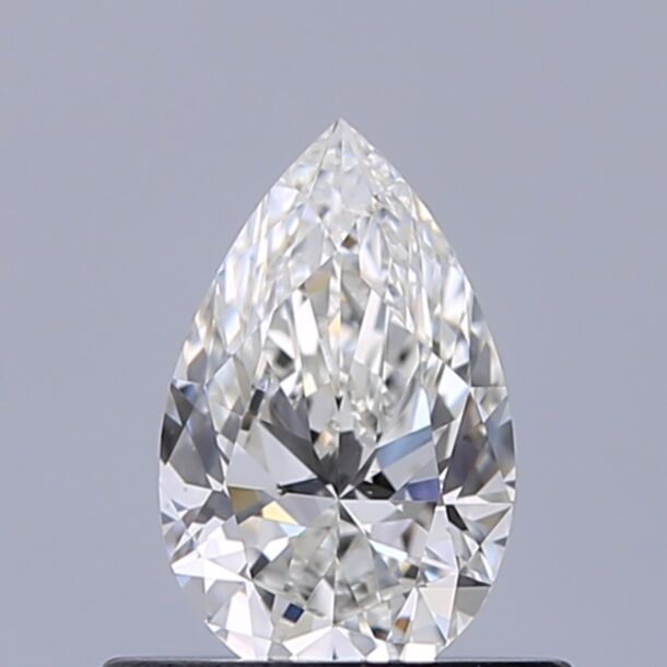0.44 Carat Diamant Naturel de taille Poire, Couleur G, Pureté VS1