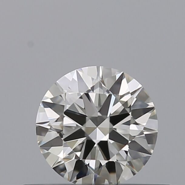 0.4 Carat Natural Diamond, Round Cut, Color F, Clarity VVS1