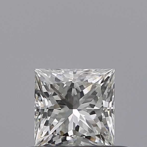 0.41 Karaat Natuurlijke Diamant met een Prinses vorm, Kleur F, Zuiverheid IF