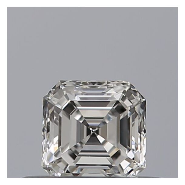 0.33 Carat Diamant Naturel de taille Asscher, Couleur E, Pureté VVS1