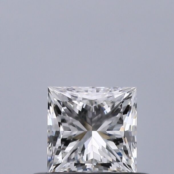 0.4 Carat Diamant Naturel de taille Princesse, Couleur G, Pureté FL