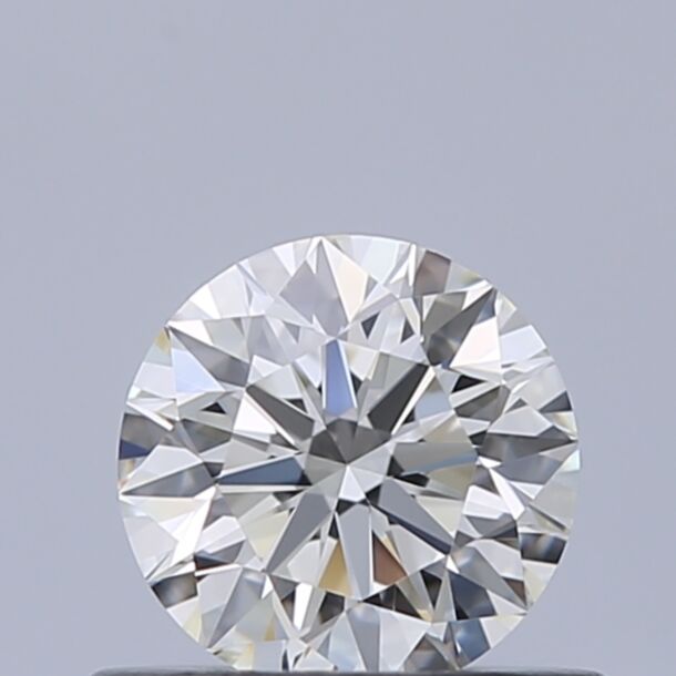 0.46 Carat Natural Diamond, Round Cut, Color I, Clarity VVS1