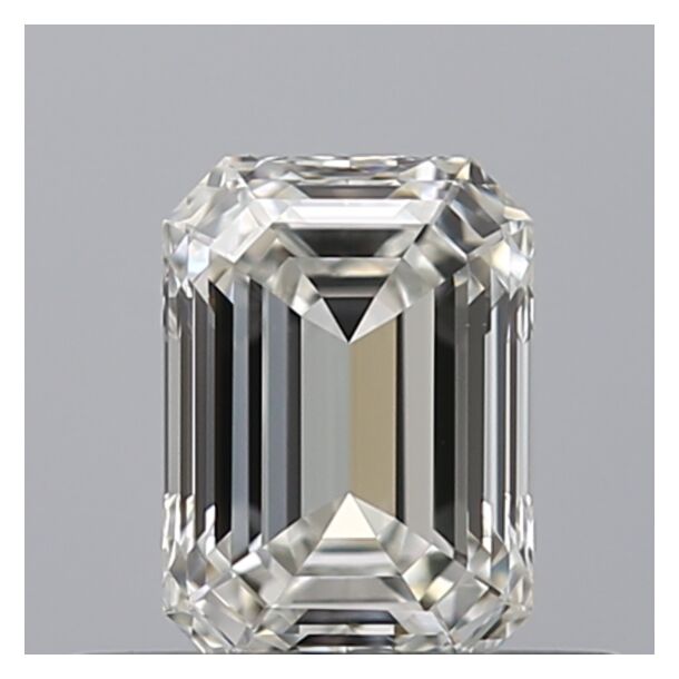 0.52 Carat Natural Diamond, Emerald Cut, Color G, Clarity VVS1 0.52 Carat Natural Diamond, Emerald Cut, Color G, Clarity VVS1