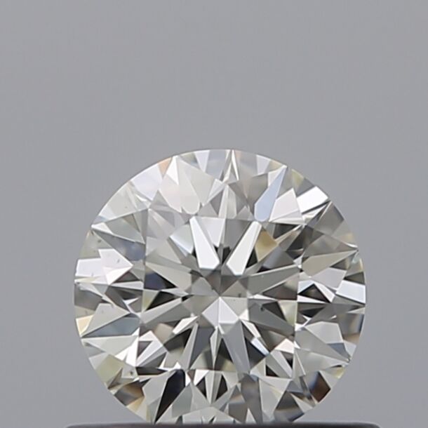 0.5 Karaat Natuurlijke Diamant met een Briljant vorm, Kleur I, Zuiverheid VS2