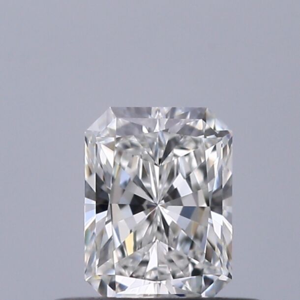 0.41 Carat Natural Diamond, Radiant Cut, Color G, Clarity IF