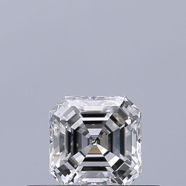 0.31 Karaat Natuurlijke Diamant met een Asscher vorm, Kleur E, Zuiverheid IF