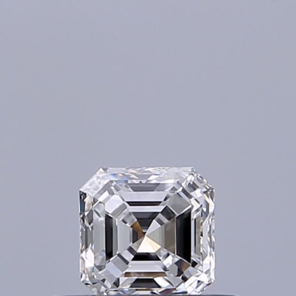 0.3 Carat Diamant Naturel de taille Asscher, Couleur D, Pureté VVS1