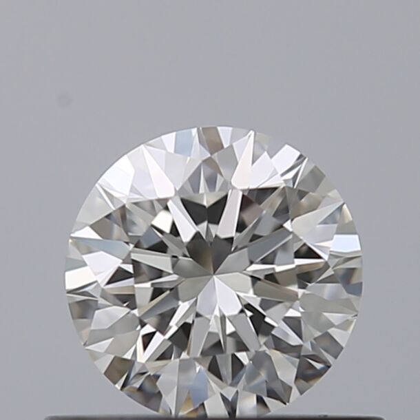 0.51 Carat Diamant Naturel de taille Brillant, Couleur F, Pureté VVS1