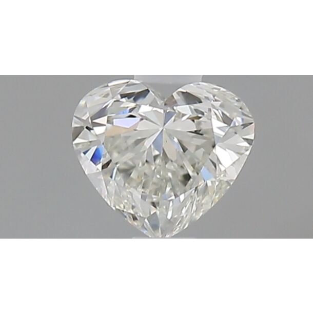0.52 Karat Natürlicher Diamant Im Herzschliff, Farbe G, Reinheit VS1